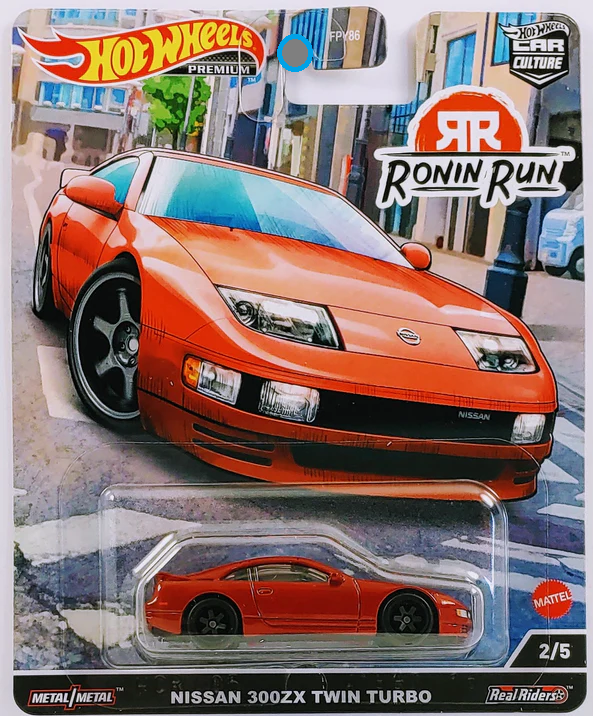 Игрушечная машинка Hot Wheels Premium Nissan 300ZX Twin Turbo 2022 Ronin Run 2/5 Car Culture (HCK12)