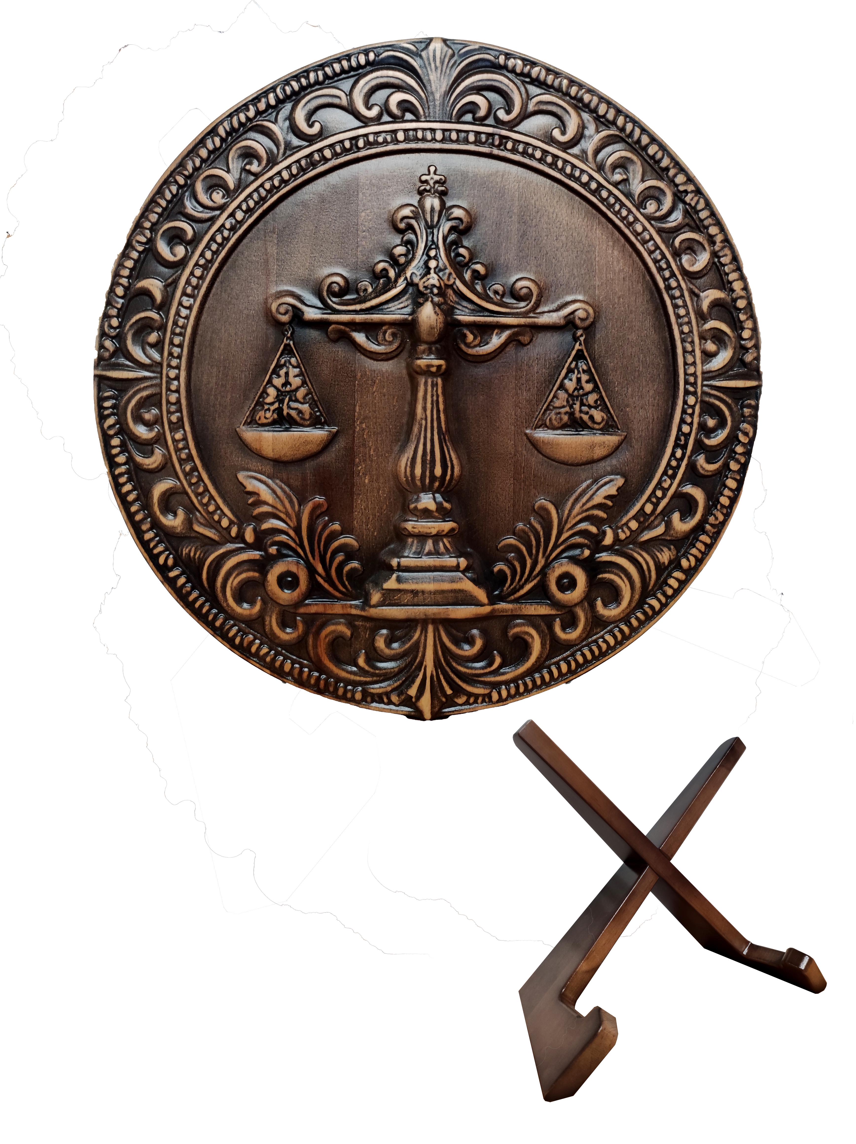 Сувенир из дерева ALEDRO Зодиак Весы 350х350х30 мм (2772975828)