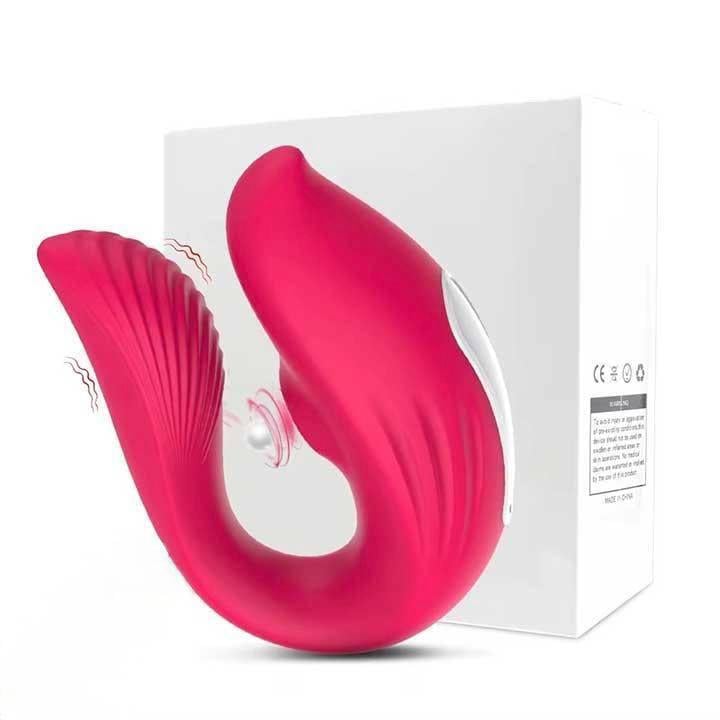 Смарт-вібратор вакуумний для пар Love Spouse Фуксія