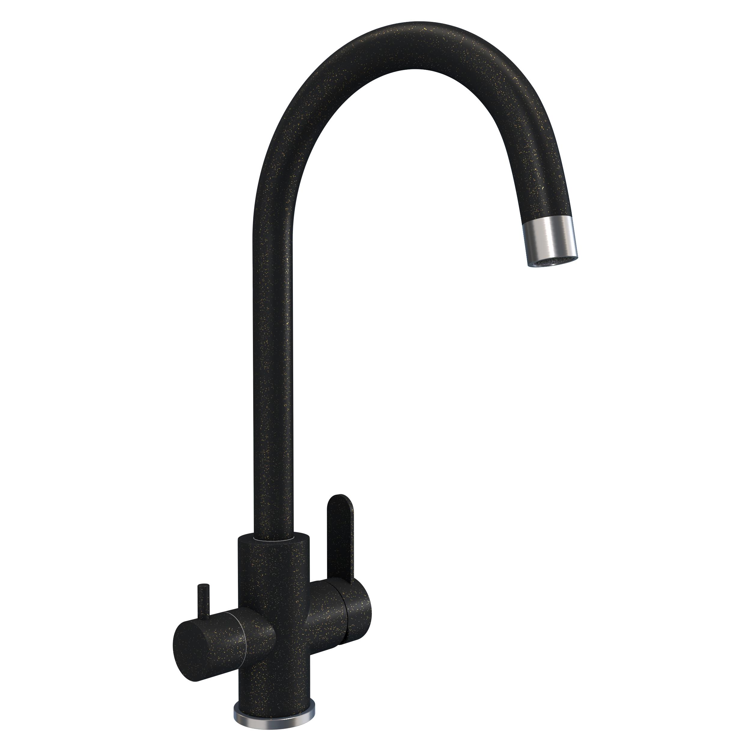 Смеситель под фильтр Platinum 8204 HDF Черный (000034232)