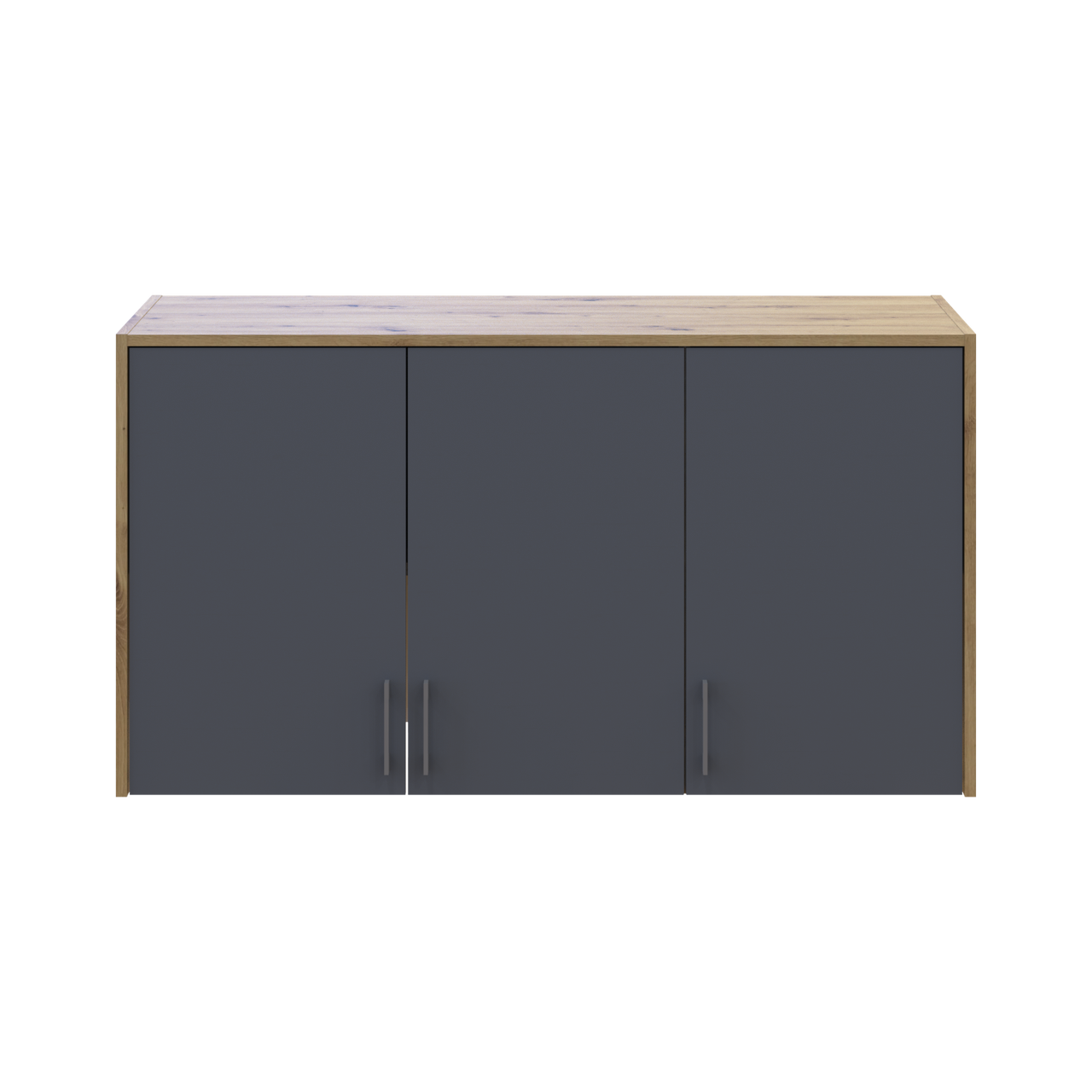 Антресоль висока Doros Ронді 3 ДСП 121х52х65 см Дуб Артізан/Графітовий (41516182) - фото 3 Антресоль висока Doros Ронді 3 ДСП 121х52х65 см Дуб Артізан/Графітовий (41516182) - фото 3