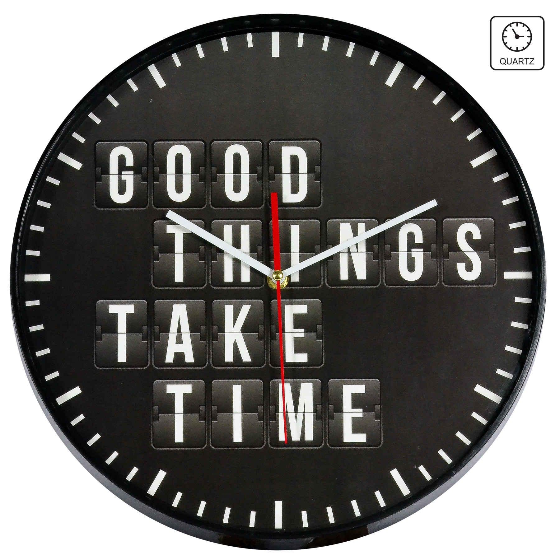 Настінний годинник Technoline 775485 Good Things Take Time (775485) - фото 2