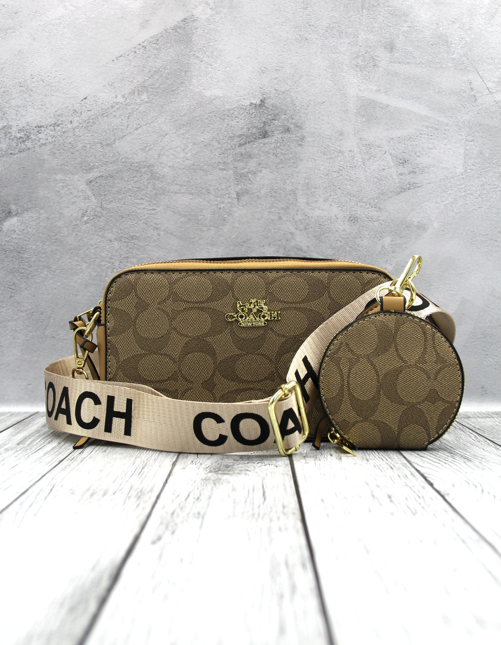 Женская сумка Coach в фирменной коробке Темно-бежевый (2957836182) Женская сумка Coach в фирменной коробке Темно-бежевый (2957836182)