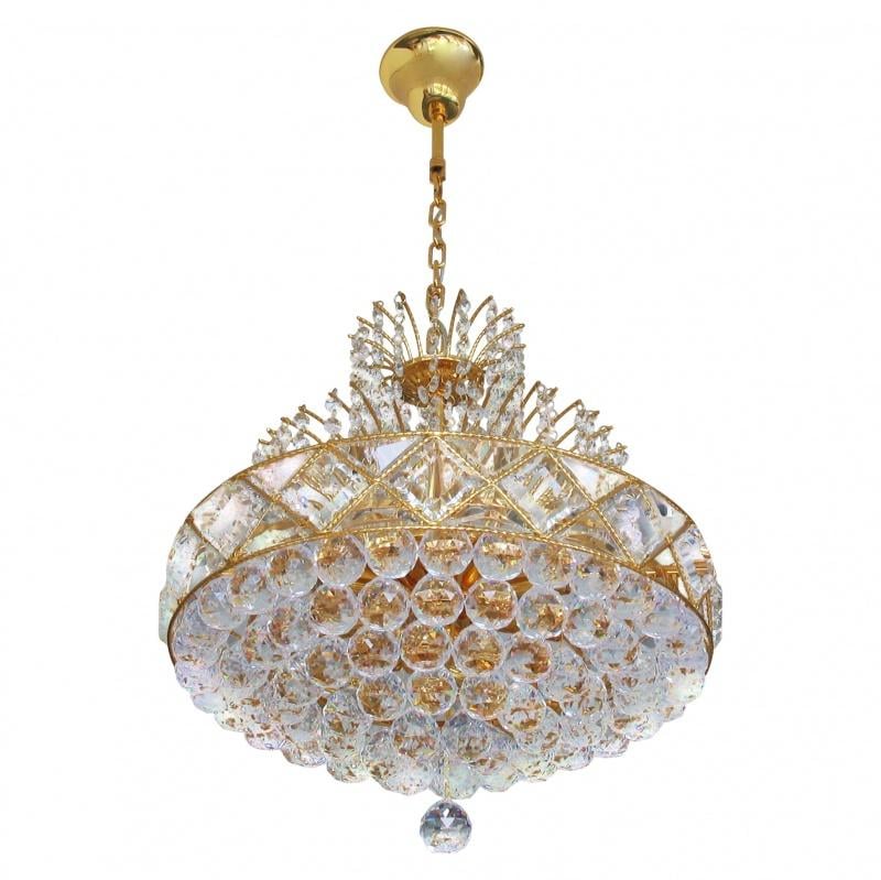 Люстра хрустальная подвесная большая Brille BCL-176S/11