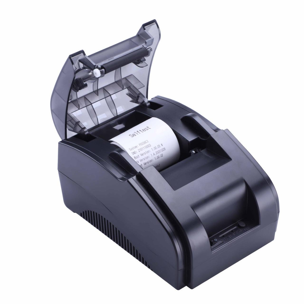 Принтер POS чековий POS-H58 USB 58 мм Black - фото 4