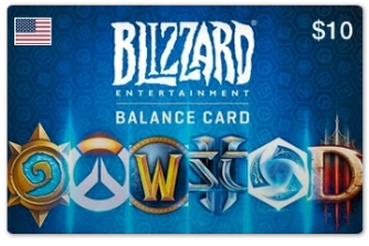 Подарочная карта Blizzard Battle.net 10 USD