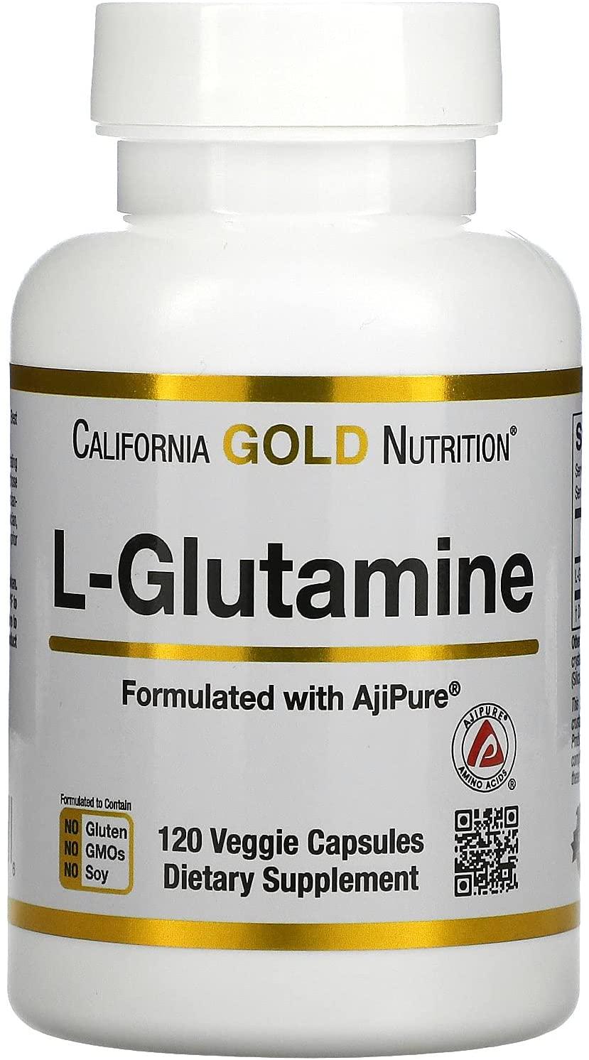 Аминокислота L-Glutamine AjiPure 500 мг 120 veggie capsules