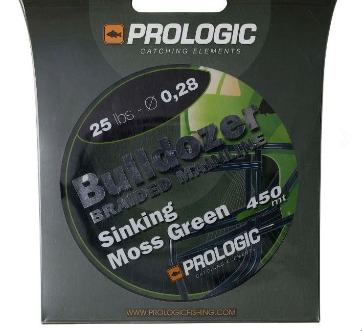Шнур Prologic Bulldozer Braid 450 м 0,28 мм 25 Lb 11,3 кг Camo Green (1013-1846.12.41)