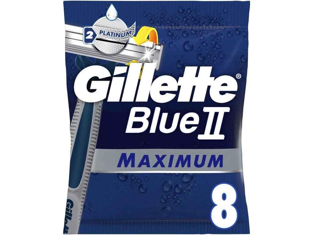 Бритва одноразова GILLETTE Blue 2 Max 8 шт. (1107182) Бритва одноразова GILLETTE Blue 2 Max 8 шт. (1107182)