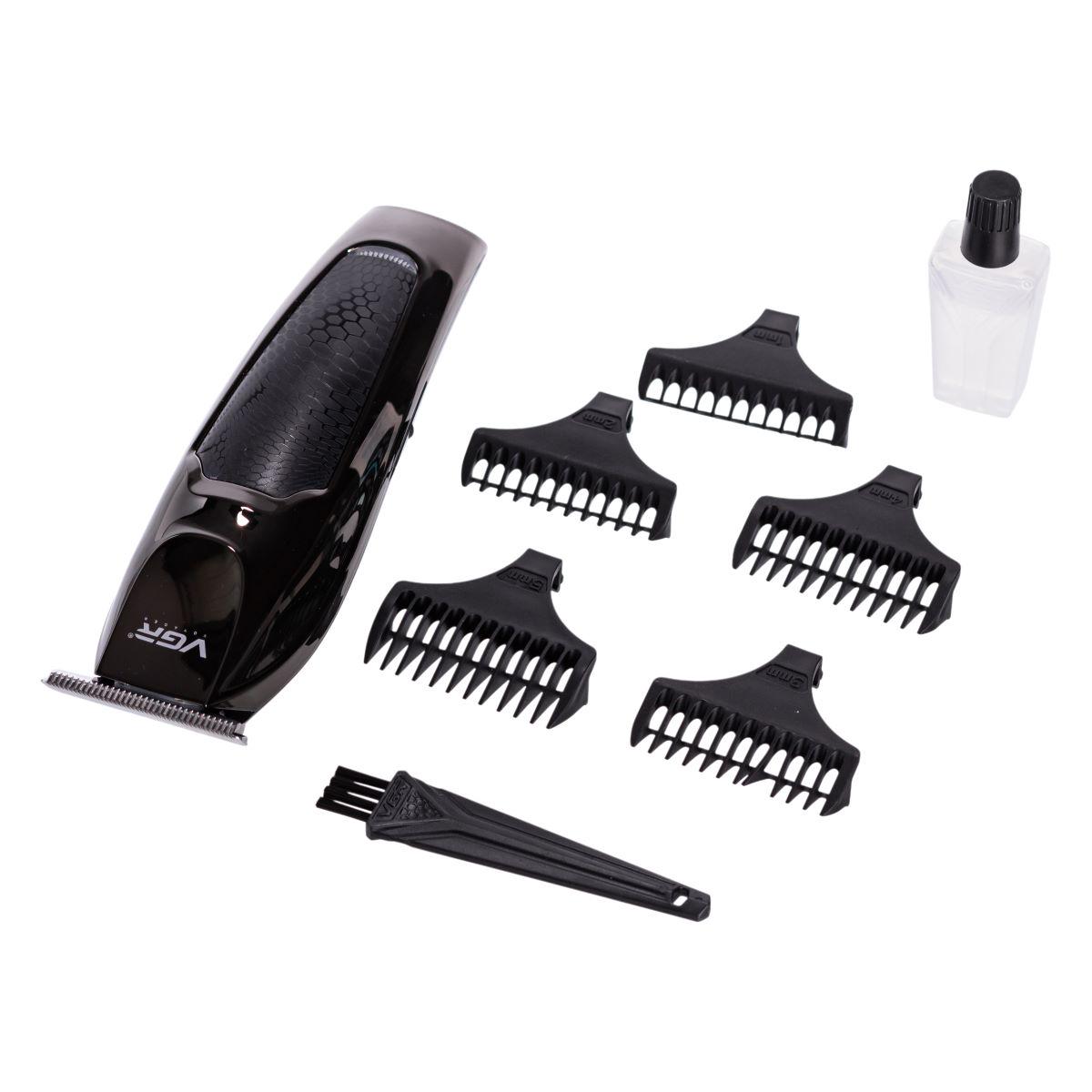 Машинка для стрижки волос VGR V-030 беспроводная Черный (7355) - фото 3 Машинка для стрижки волос VGR V-030 беспроводная Черный (7355) - фото 3