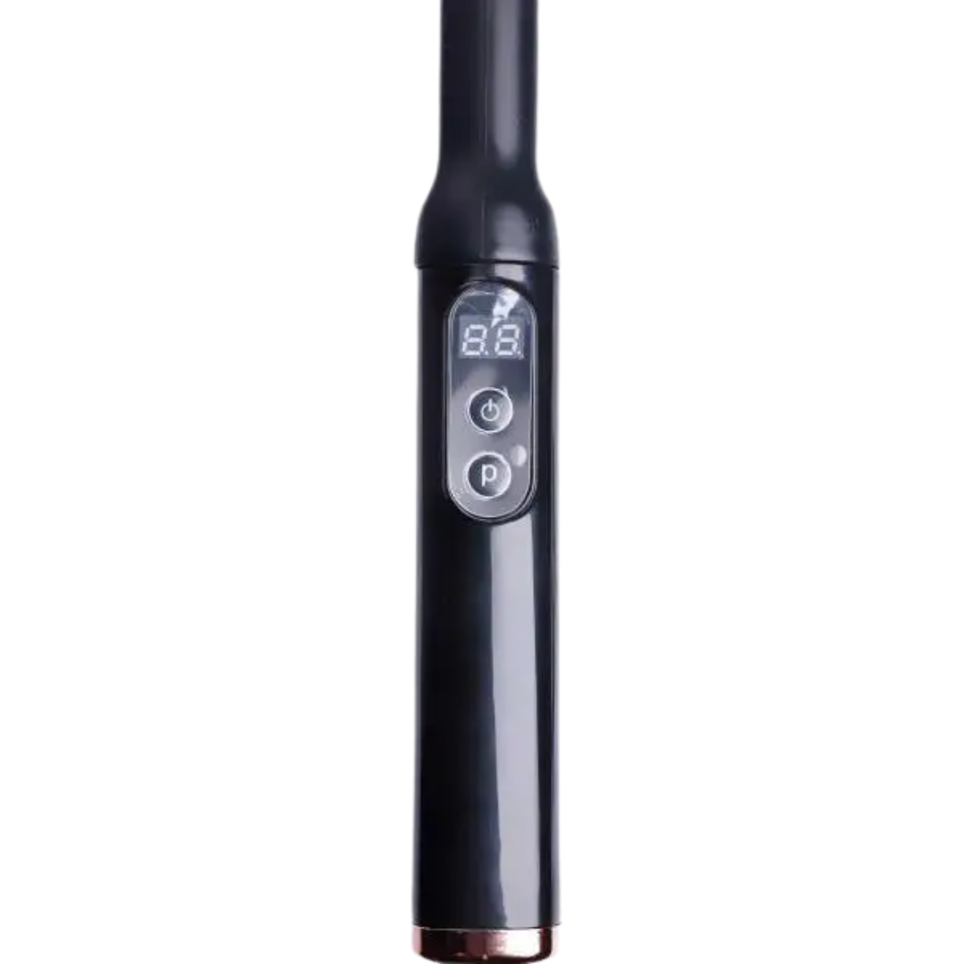 Массажер перкуссионный Fascial Gun Massage 4 насадки Черный - фото 2