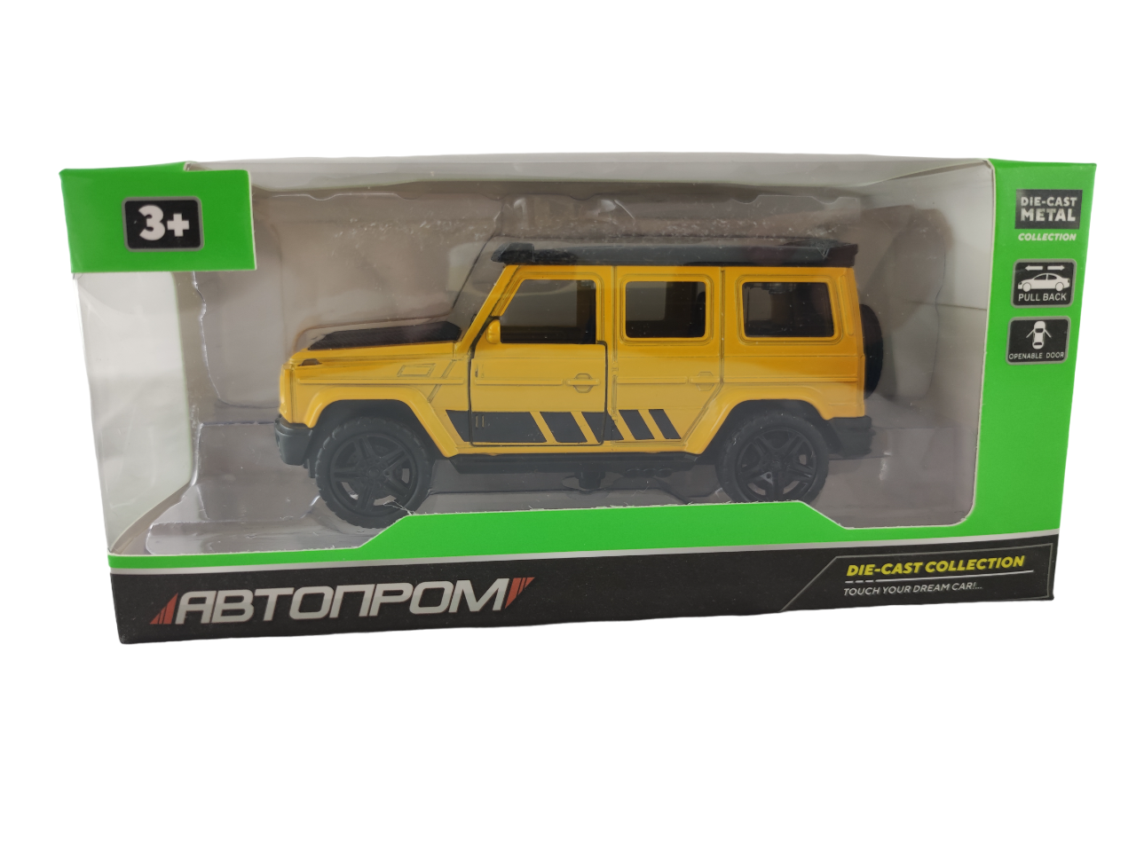 Игрушечная машинка Джип Автопром Желтый (000024)