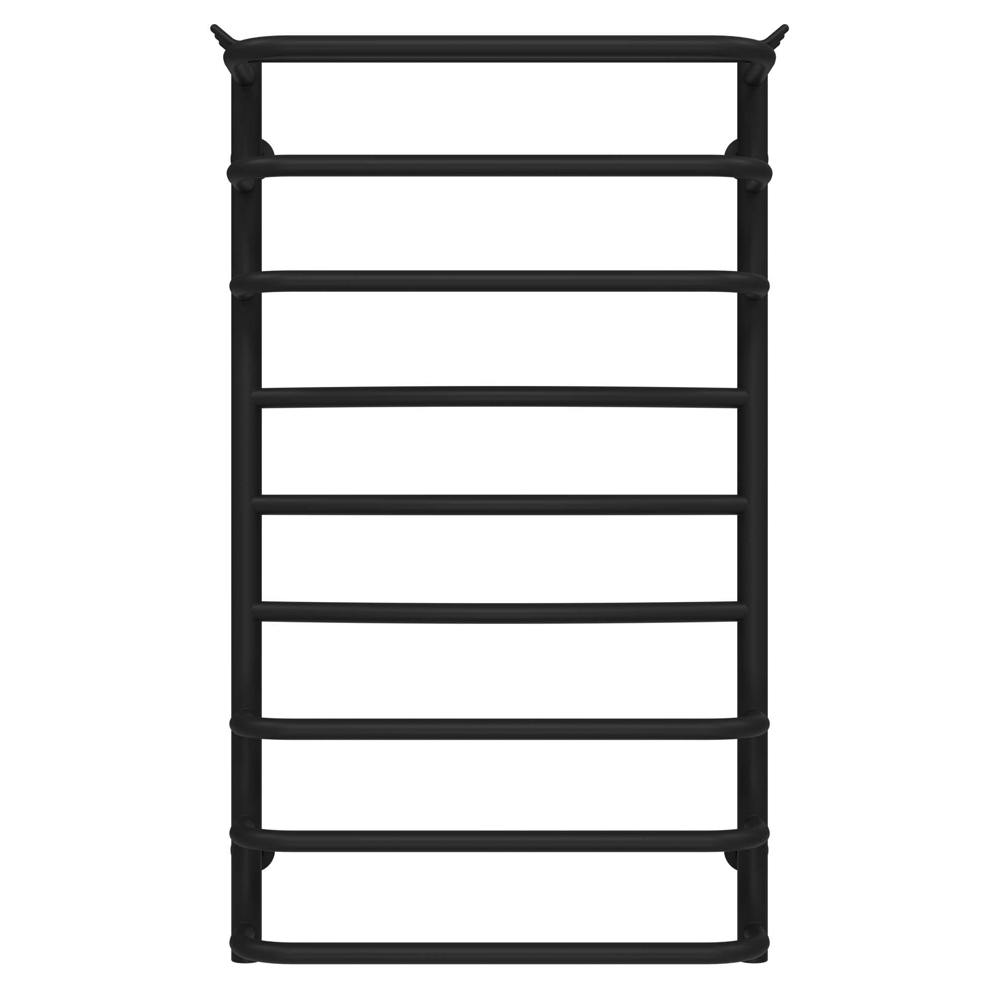 Полотенцесушитель водяной Deffi Юность П9 боковое правое подключение нержавеющая сталь 500х900 мм Черный (C.YU.90.50.9.B.C)