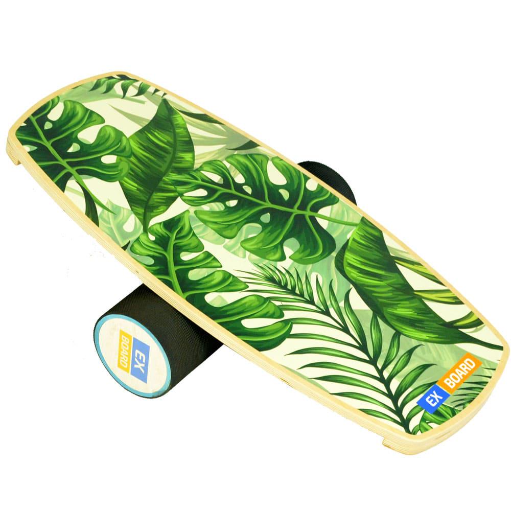 Балансборд Ex-board Green чорний валик 13 см у резині (EX32) - фото 1 Балансборд Ex-board Green чорний валик 13 см у резині (EX32) - фото 1