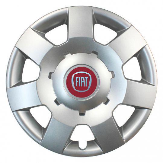 Автомобильные колпаки SKS 219 R14 с логотипом Fiat 4 шт. Серебристый