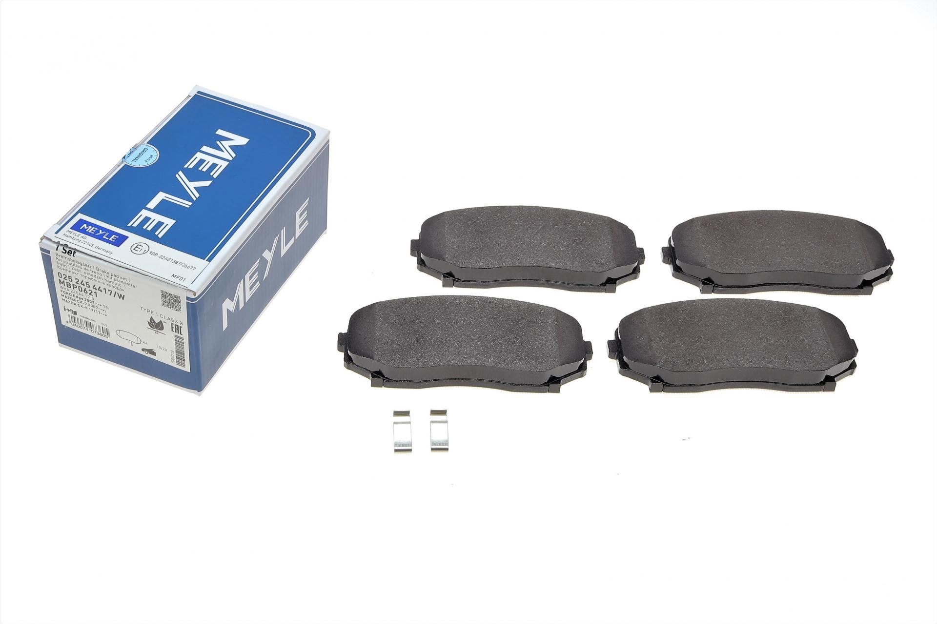 Колодки тормозные передние Meyle Mazda CX-7/CX-9 06-/Mitsubishi Eclipse/Outlander 17- Sumitomo (025 245 4417/W MEYLE)