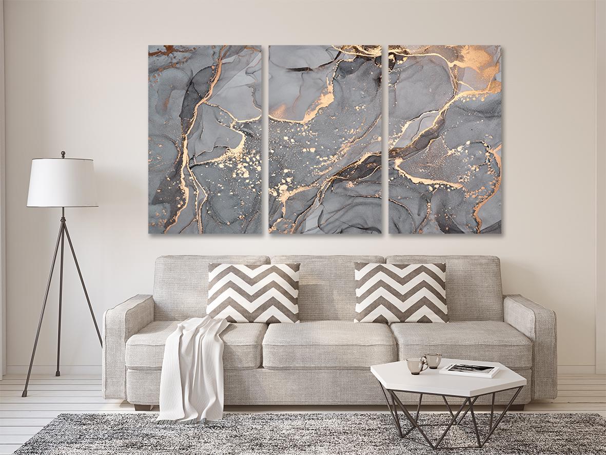 Картина модульная в гостиную/спальню Абстракция 100х150 см (Art-615_3_А) - фото 2 Картина модульная в гостиную/спальню Абстракция 100х150 см (Art-615_3_А) - фото 2