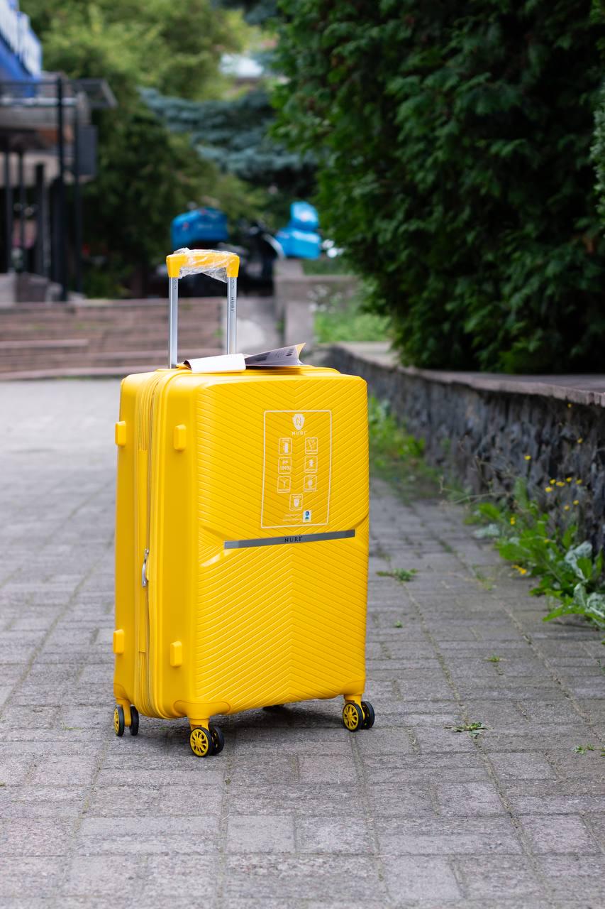 Валіза пластикова Nuri 2002 L Жовтий (11822842) - фото 4 Валіза пластикова Nuri 2002 L Жовтий (11822842) - фото 4