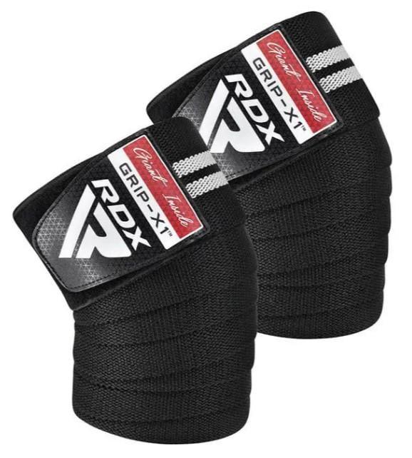 Бинты на колени RDX GYM KNEE WRAP R11 Black/White (WAH-KR11BW)