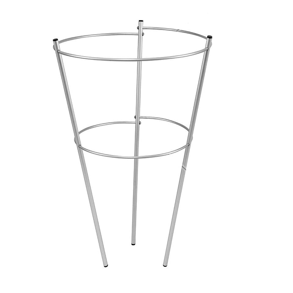 Опора для растений кольцевая на два кольца 800х600х600 мм (КО-D16/D8-800*600/500)