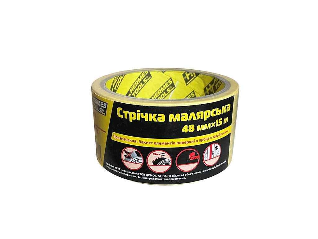 Лента малярная HT TOOLS 48 мм х 15 м Желтый (988563)