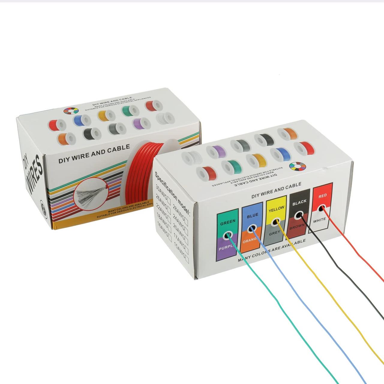 Набор монтажной проволоки HandsKit 28AWG-RG в силиконовой изоляции 0,08 мм2x10 м Разноцветный (2379180561) - фото 7 Набор монтажной проволоки HandsKit 28AWG-RG в силиконовой изоляции 0,08 мм2x10 м Разноцветный (2379180561) - фото 7