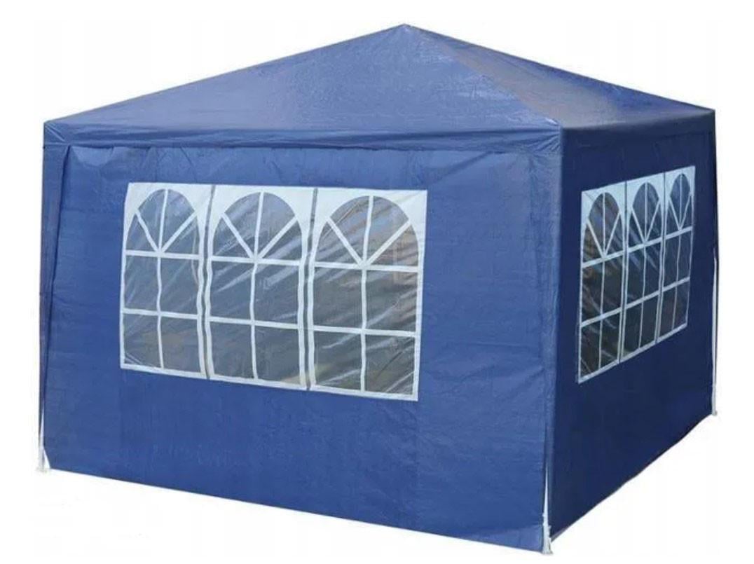Павільйон садовий Shengyuan CC-ZT-001 з боковими стінками/вікнами та входом на блискавці 3х3 м Синій (26767381) - фото 3 Павільйон садовий Shengyuan CC-ZT-001 з боковими стінками/вікнами та входом на блискавці 3х3 м Синій (26767381) - фото 3
