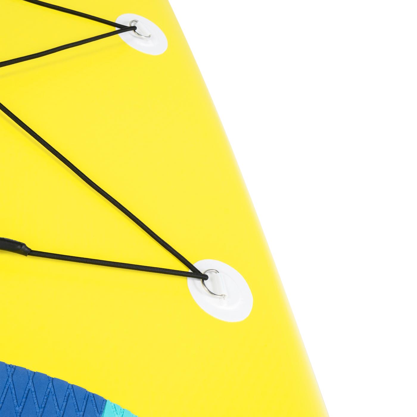 Доска SUP YELLOW JS надувная двухслойная туринговая 11" 335x81x14 см - фото 3 Доска SUP YELLOW JS надувная двухслойная туринговая 11" 335x81x14 см - фото 3