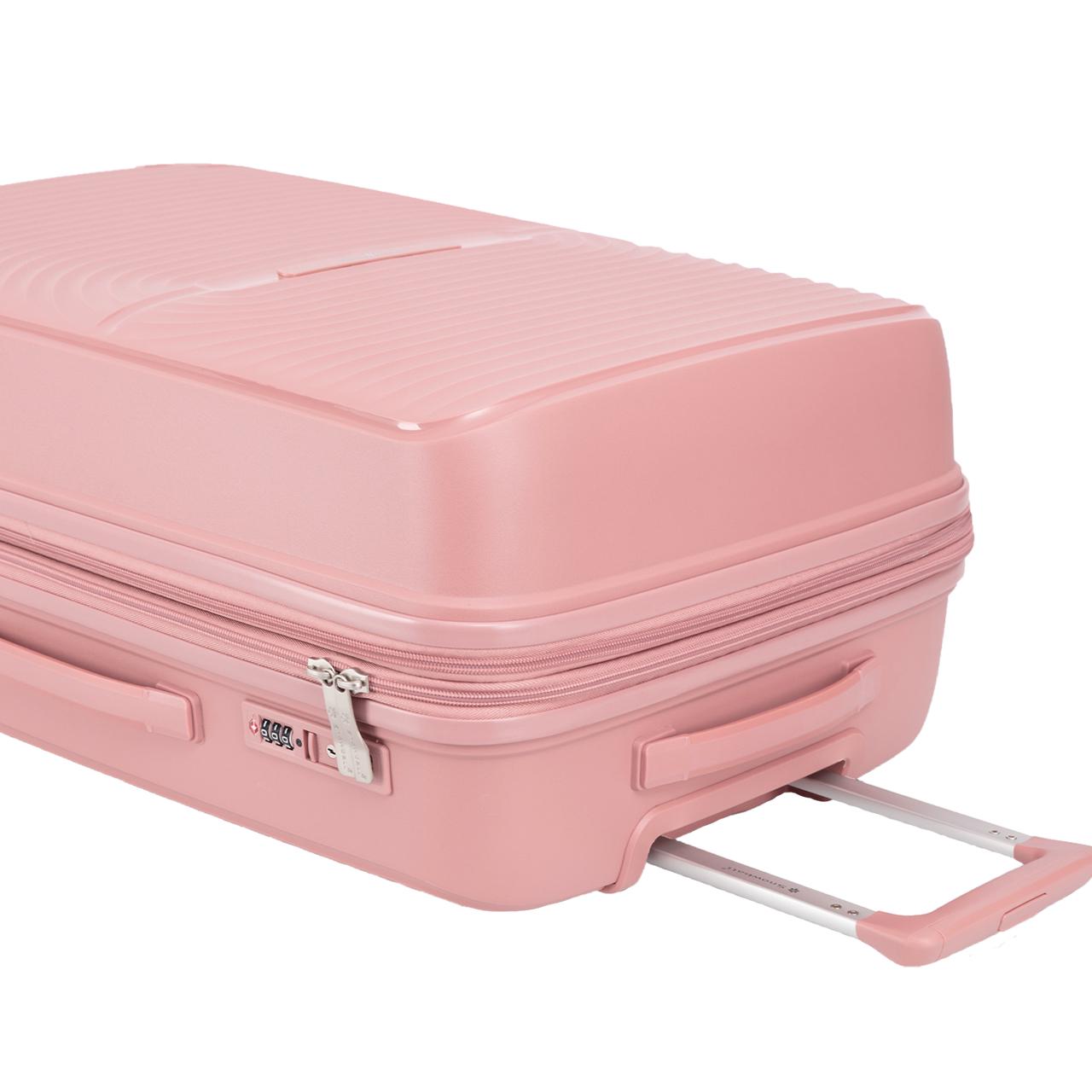 Валіза середня Snowball 40903 поліпропілен M Рожеве золото - фото 7 Валіза середня Snowball 40903 поліпропілен M Рожеве золото - фото 7