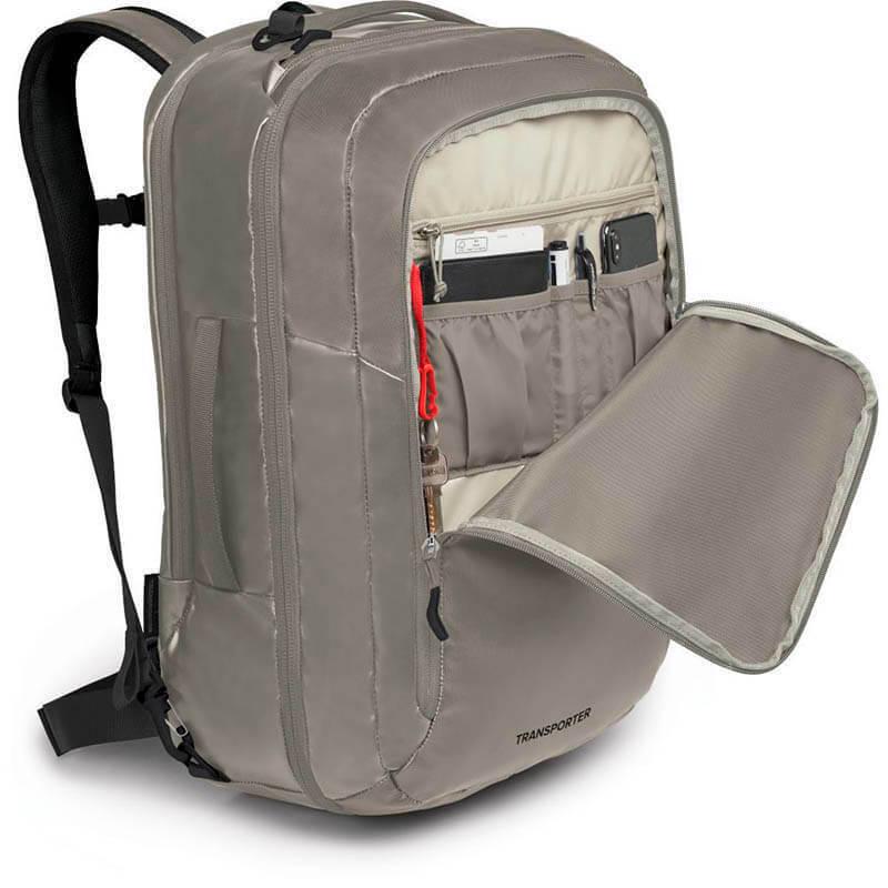 Городской рюкзак-сумка Osprey Transporter Carry-On Bag 44 л Tan Concrete (009.3655) - фото 2