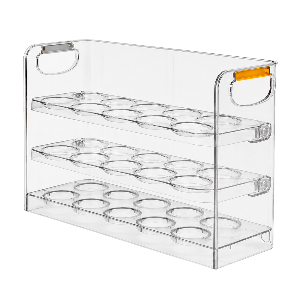 Контейнер для хранения яиц Stenson R93077 3 яруса 28х12х23,5 см Transparent (35699080)