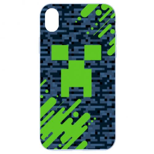 Чехол для iPhone XR Minecraft Creeper (6813311-14-133996)