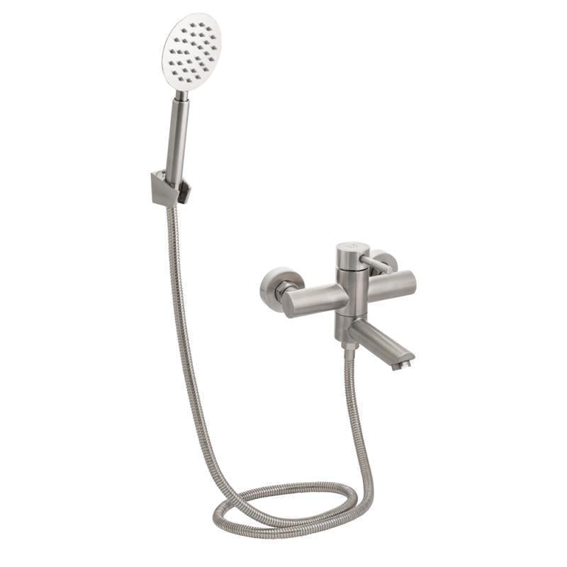 Змішувач для ванни Lidz нікель Сірий (LIDZNKS12320061) Змішувач для ванни Lidz нікель Сірий (LIDZNKS12320061)