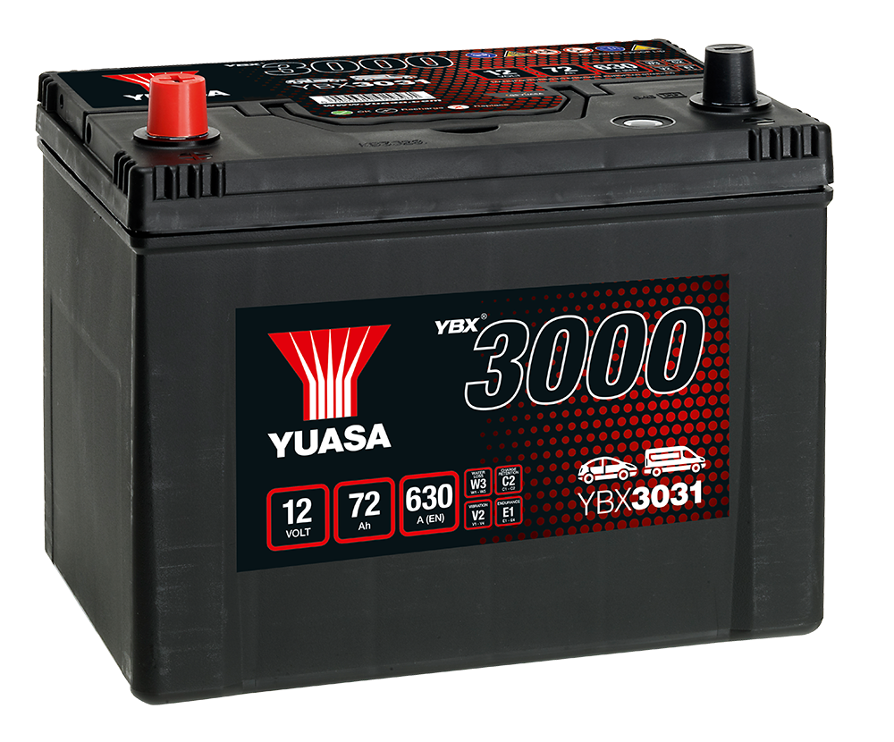 Аккумулятор YuasaBatteryEuropeGmb SMF Battery YBX3031 12V 72Ah