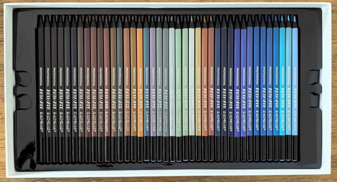 Набір кольорових олівців Acmeliae Premium чорне дерево 120 кольорів - фото 2