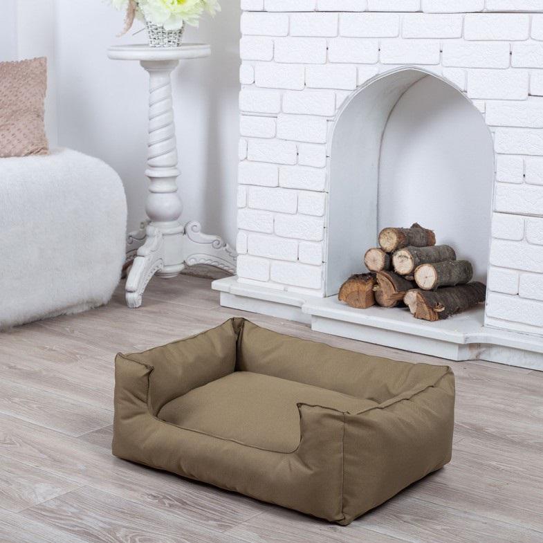 Лежак для котов и собак 120х80 см Хаки (43575-Нов)