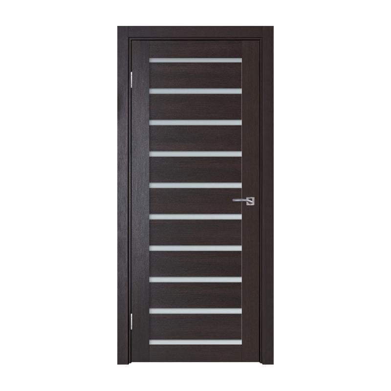 Дверное полотно TD ТД-4 L МДФ 2000х600 мм Венге/Белое стекло (5359357)