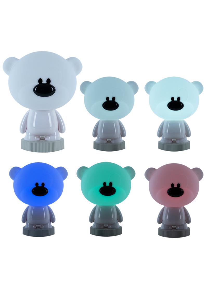 Светильник-ночник LED с аккумулятором KITE Bear Белый (K24-490-2-1) - фото 4 Светильник-ночник LED с аккумулятором KITE Bear Белый (K24-490-2-1) - фото 4