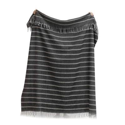 Плед Сакура 140х200 см Серый - фото 3