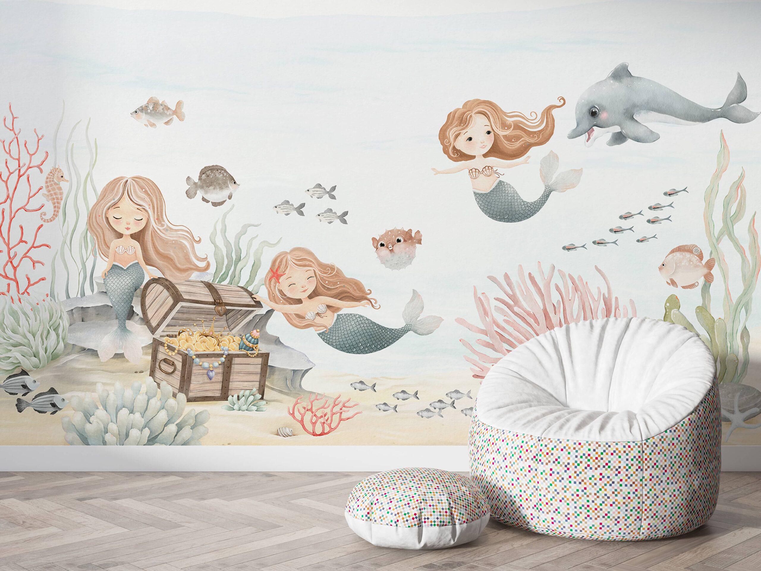 Фотообои флизелиновые Styleo Print-walls Сокровище глубин 0596 400х250 см (Pw-0596/4)