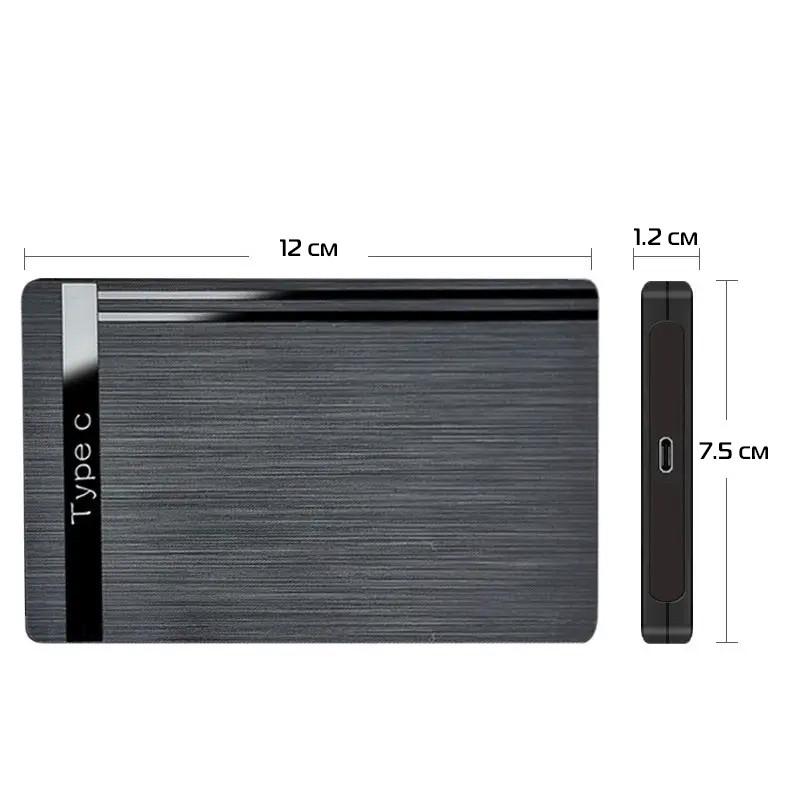 Зовнішня кишеня для жорстких дисків RIAS HDD 2,5" SATA USB Type-C 3.0 Black (3_04282) - фото 3