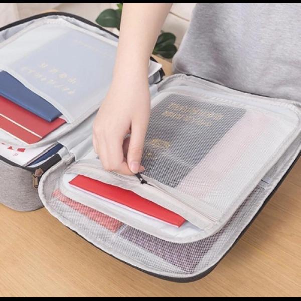 Органайзер для хранения документов с кодовым замком Серый (KJKJ-898887G) - фото 6 Органайзер для хранения документов с кодовым замком Серый (KJKJ-898887G) - фото 6