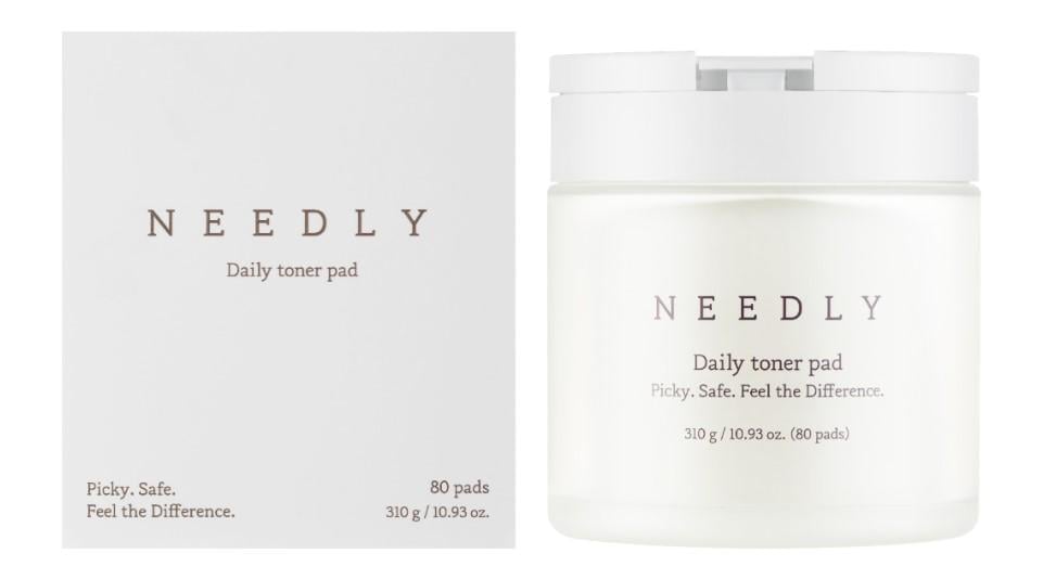 Пилинг-пады с BHA и PHA кислотами Needly Daily Toner Pad 80 шт.