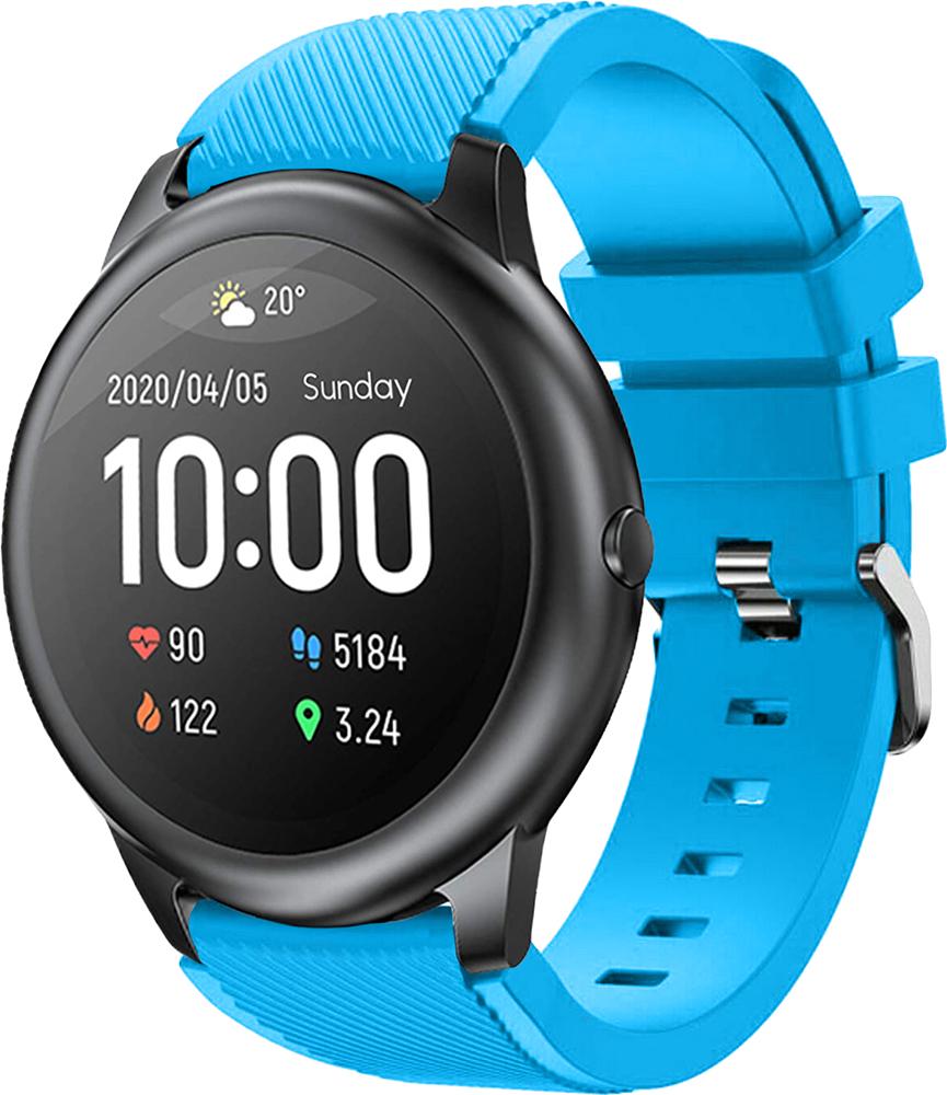 Ремешок Cross для Haylou Smart Watch Solar LS05 22 мм Light blue (19514)