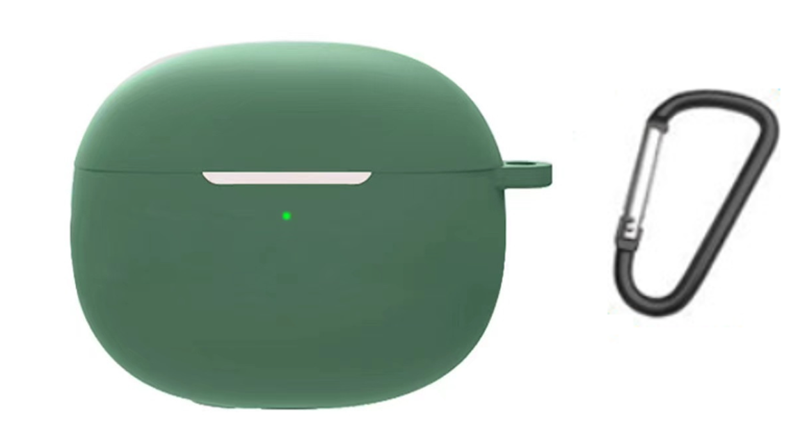 Чохол-накладка DK Silicone Candy Friendly з карабіном для Xiaomi Redmi Buds 4 Pro Green