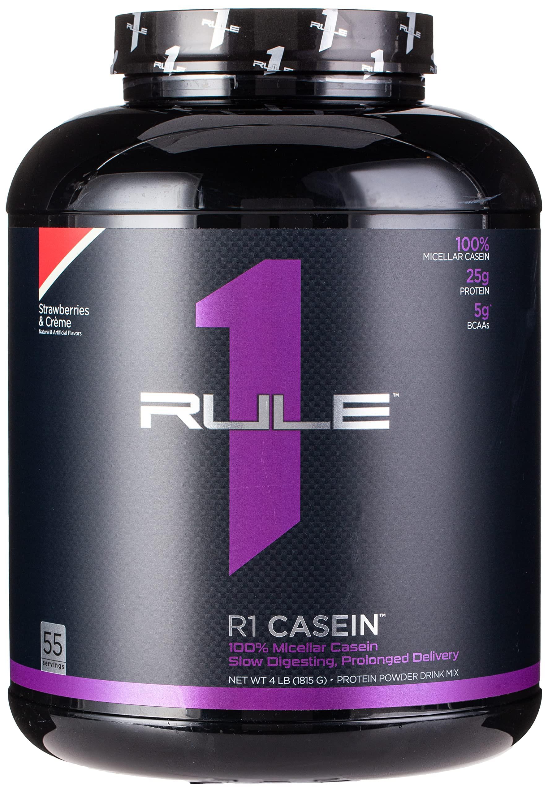Протеин Rule One R1 Caseine Strawberry cream 1,8 кг