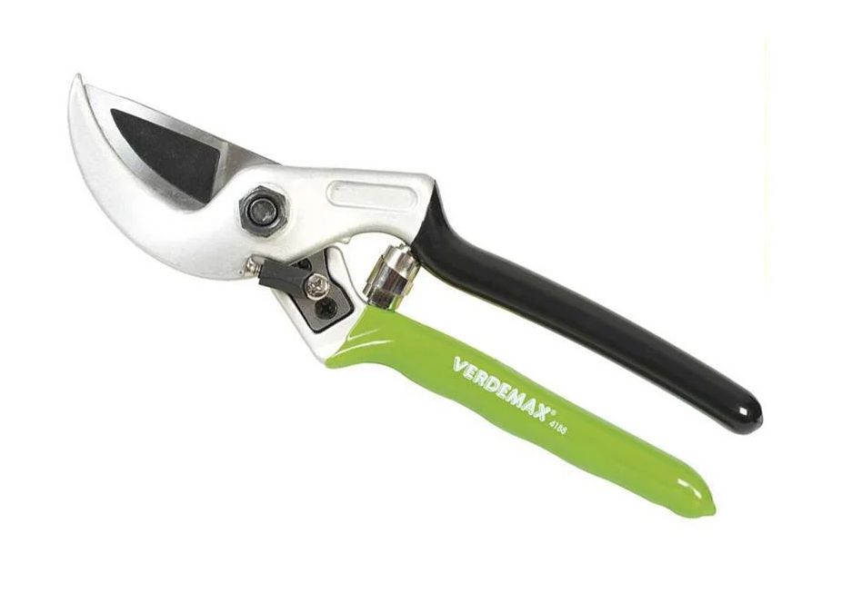 Секатор прямой Verdemax с контрножом для обрезки 21 см