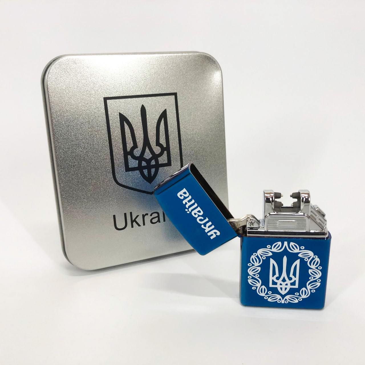Зажигалка дуговая электроимпульсная зажигалка USB металлическая коробка Синий (HL-447) - фото 7 Зажигалка дуговая электроимпульсная зажигалка USB металлическая коробка Синий (HL-447) - фото 7