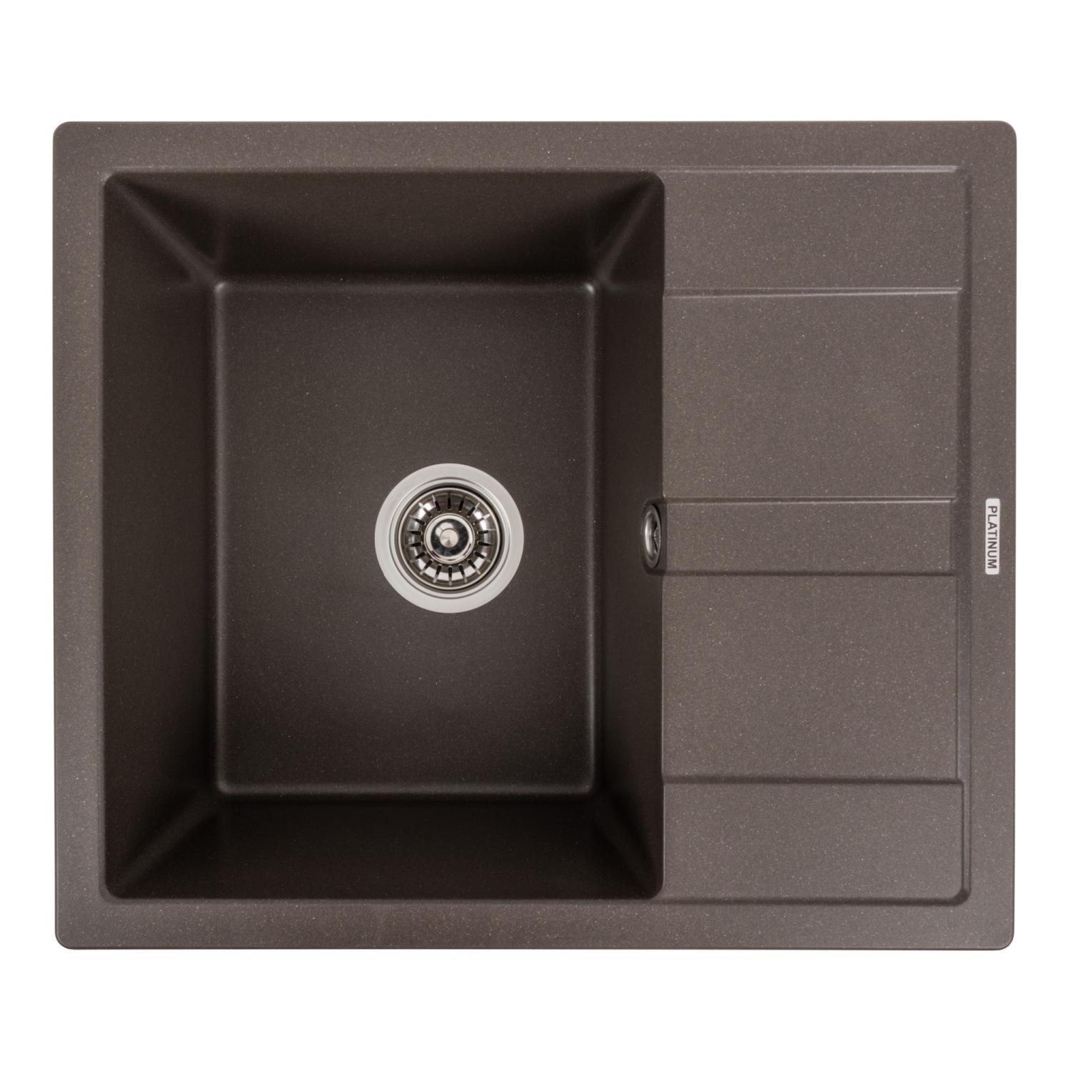 Мойка кухонная Platinum PLS-A39619 гранитная прямоугольная 495x575 мм Коричневый (25961929) Мойка кухонная Platinum PLS-A39619 гранитная прямоугольная 495x575 мм Коричневый (25961929)