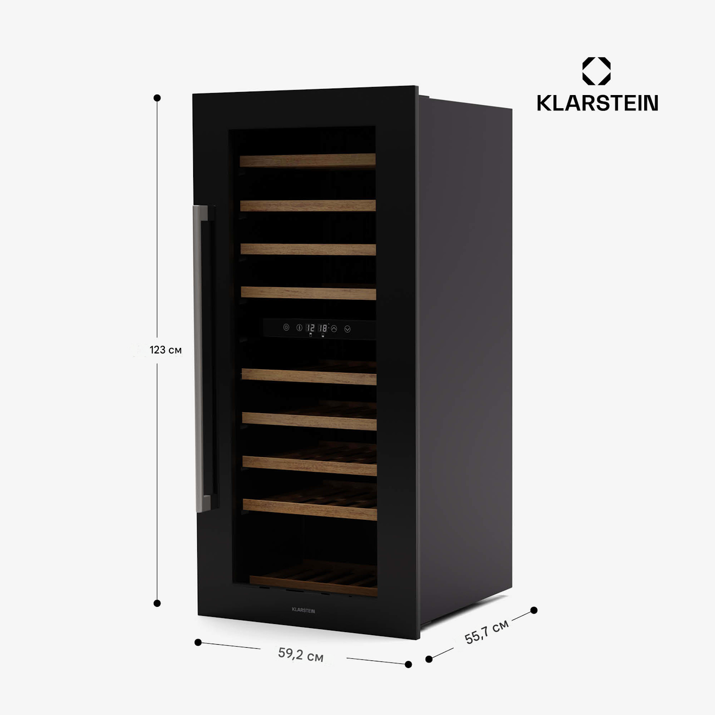 Винный холодильник KLARSTEIN Vinsider Duo 79 от 5 до 22°C (10046279) - фото 7